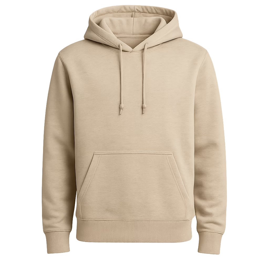 Hoodie i ekologisk bomull
