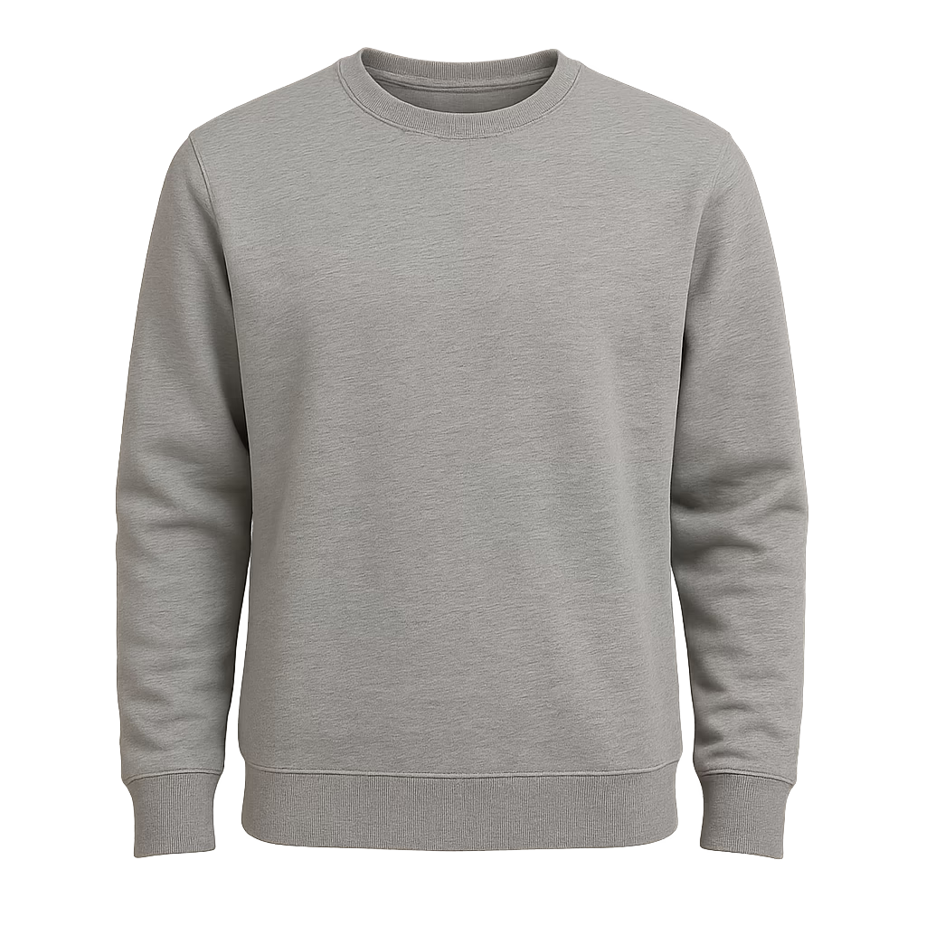 Rundhalsad sweatshirt
