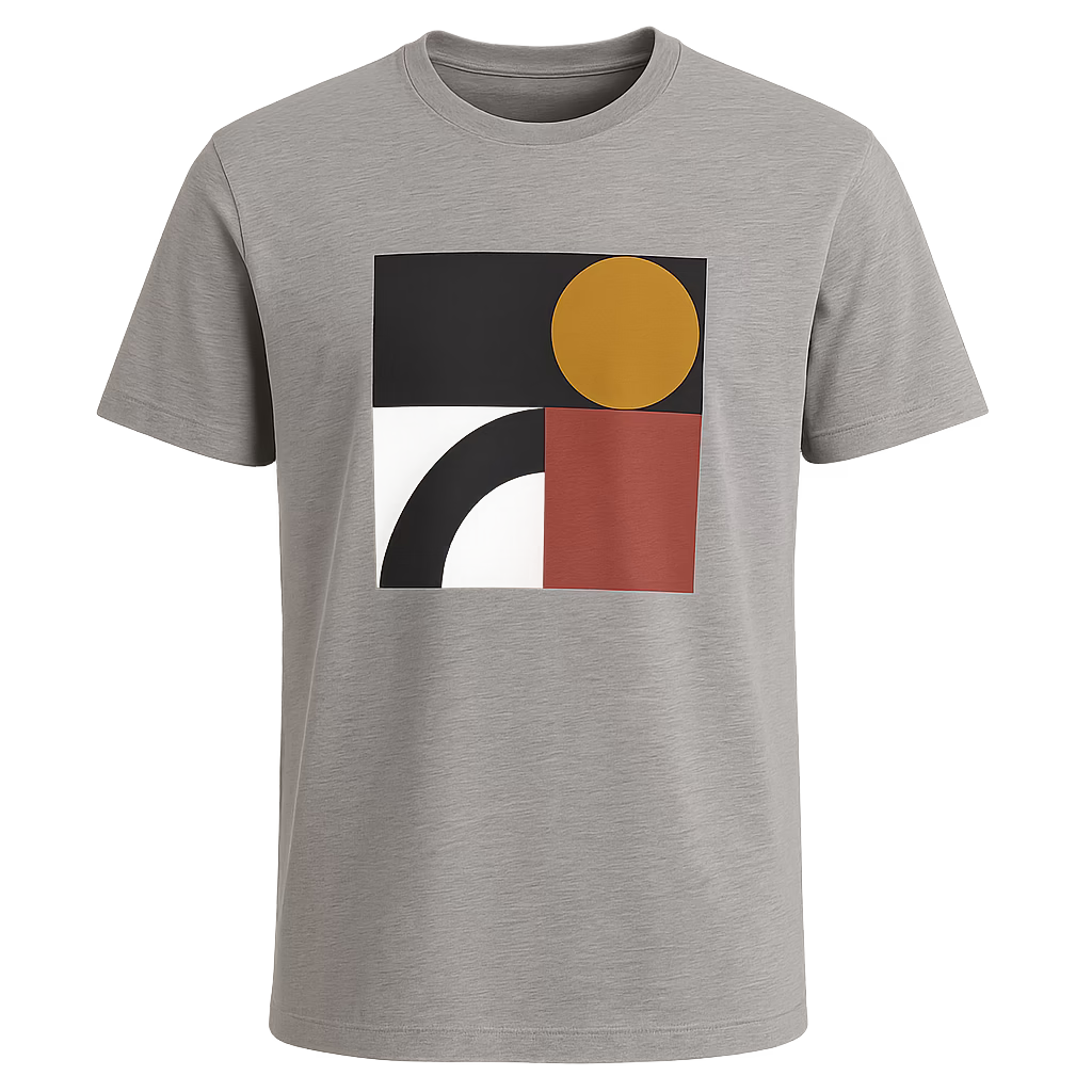 Grafisk T-shirt med tryck